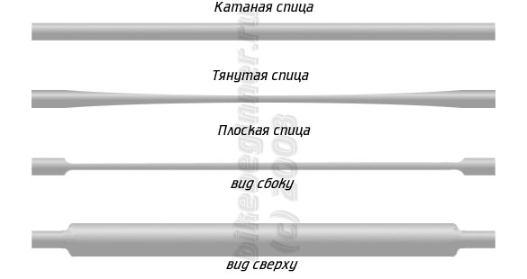 Эскиз. Виды спиц